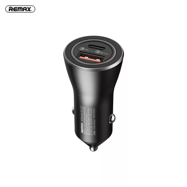 REMAX RCC-107 Fast Charging PD+QC Type-C Twin Car Charger