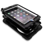 iPad 9.7 2017 2018 Air Heavy Duty Shockproof Case With Swivel Stand Strap - Image 3